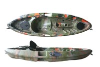 Sit On Top Fishing Kayak Canoe Galaxy Grayling - Jungle Camouflage Sit On Top Fishing Kayak Canoe Galaxy Grayling - Jungle Camouflage