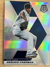 2021 Panini Mosiac Silver Prizm Card of Aroldis Chapman - Yankees  HALL OF FAMER