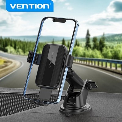Car Phone Mount With Suction Cup Auto Clamp Silicone Arms ApplicableCell Phone