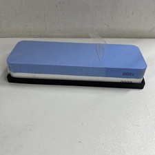 Dual Whetstone Waterstone Knife Sharpening Water Wet Stone Sharpener 1000/6000