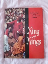 King of Kings Movie 1961 Hardcover Press Book Publicity Photos MGM Jesus Christ