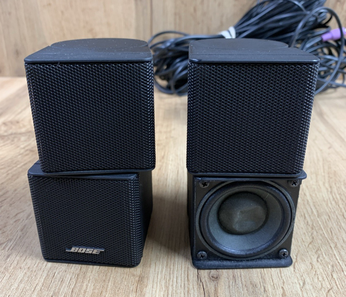 Bose Lifestyle Jewel Mini Double Cube Speakers, Acoustimass 