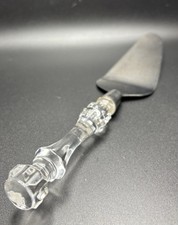 Stainless steel 11" Pie/ Cake Server Clear Lucite Handle