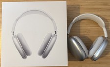 Apple AirPods Max Silver Wireless Over-Ear Headphones ANC + Smart Case