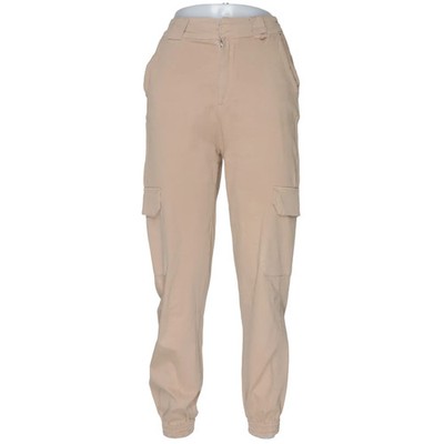 Pull & Bear, Cargohose, Größe: S, Beige, Baumwolle/Elasthan, Einfarbig #5N1