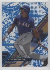 2017 Topps High Tek Pattern 1 Blue Rainbow 70/75 Adrian Beltre #HT-AB HOF 04br