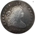 Rare Collectible Antique Historical Coin Exquisite Cameo Design Old Silver Dolla
