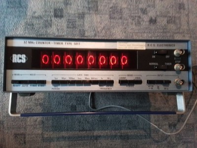 RCS 32MHz Counter - Timer Type 501T Nixie-Röhren - Klassiker