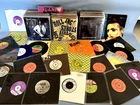 ROCK VINYL 7" COLLECTION ZEPPELIN STONES PURPLE JOVI DEMO JOB LOT EX MINT LIZZY