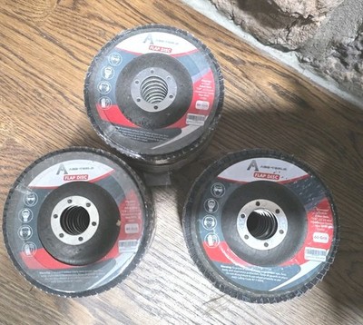 10-Pack 4.5 x7/8'' Flap Disc 4-1/2 40 60 80  Grit For Grinder Sanding Wheels