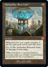 Aetherflux Reservoir - Normal NM MTG The Brothers' War: Retro Frame Artifacts