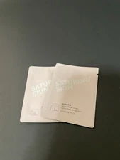 SATURDAY SKIN “WATERFALL” : GLACIER WATER CREAM SAMPLES-1 LOT OF @ .06 fl oz x 2