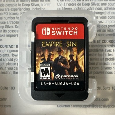 Paradox Interactive Empire of Sin Nintendo Switch Strategy Game M NTSC-U/C