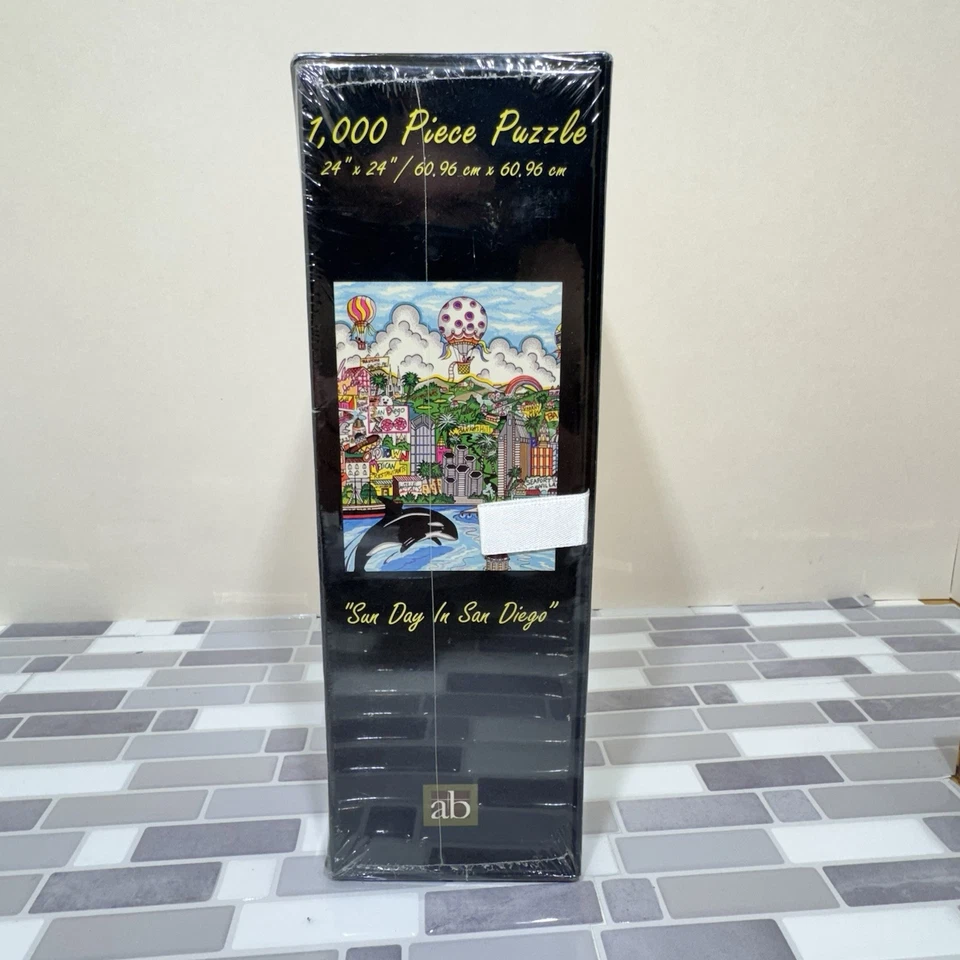 Charles Fazzino San Diego California Glitter 1000pc Puzzle 24x24 Hotel Coronado - Image 4 of 4