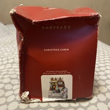 Hallmark Christmas Keepsake 2020 Christmas Cabin Ornament, Lights & Motion