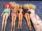 Lot of Five  5 Vintage Barbie dolls