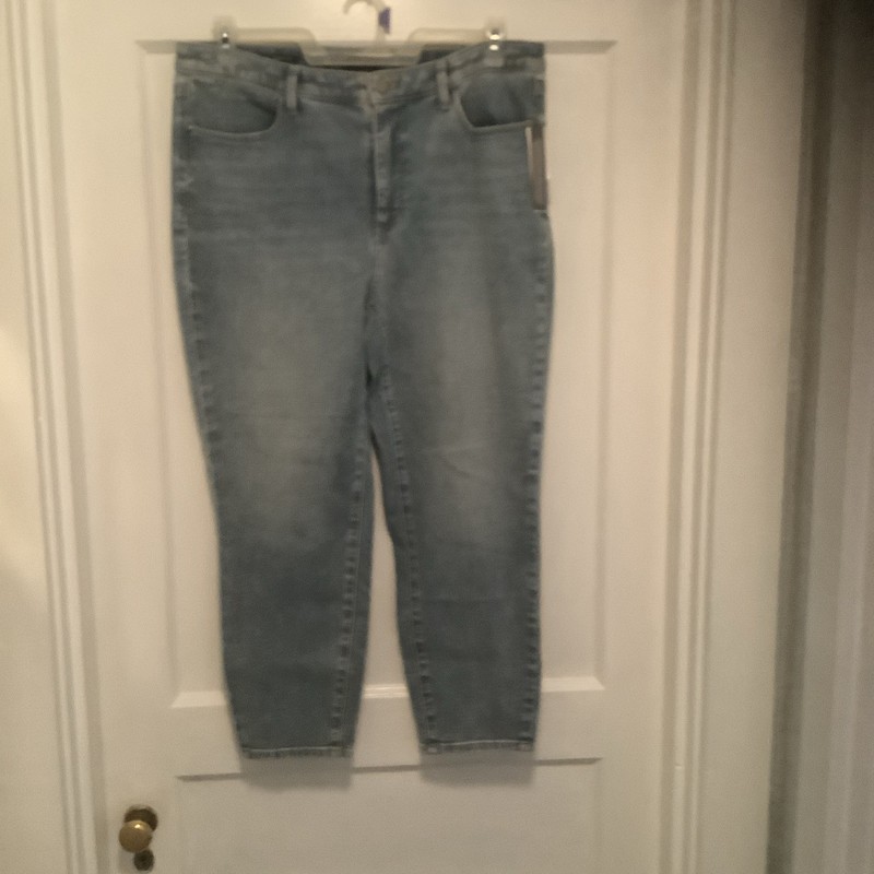 Talbots Womens Size 12 Blue Denim Jegging Jeans New With Tags