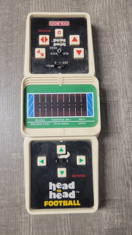 VINTAGE Coleco Head to Head Football No 2140 NON WORKING AS IS FOR PARTS