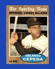 1962 Topps Set-Break #390 Orlando Cepeda As LOW GRADE *GMCARDS*