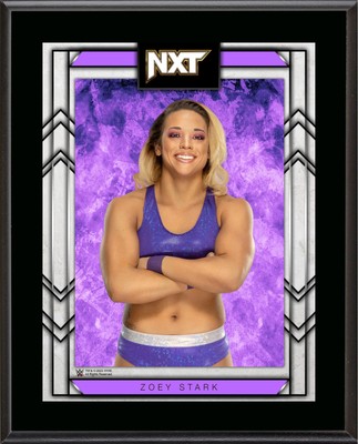 Zoey Stark WWE NXT 2.0 10.5'' x 13'' Sublimated Plaque