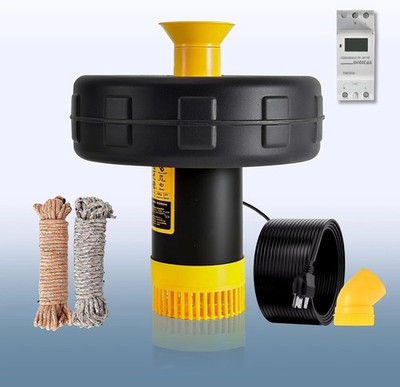 Pond Fountain Pump with Timer and 50ft Cord, Energy Efficient Water Circulation