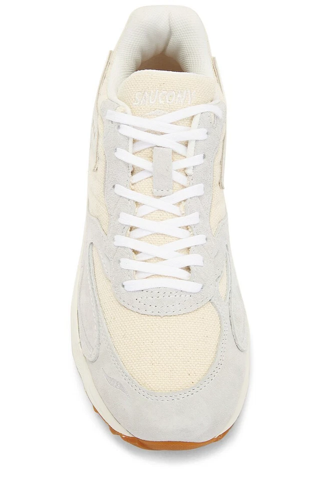 Saucony Men's 8 M (Women's 9.5) 3D Grid™ Hurricane Sneakers in Undyed Ecru - Image 4 of 4