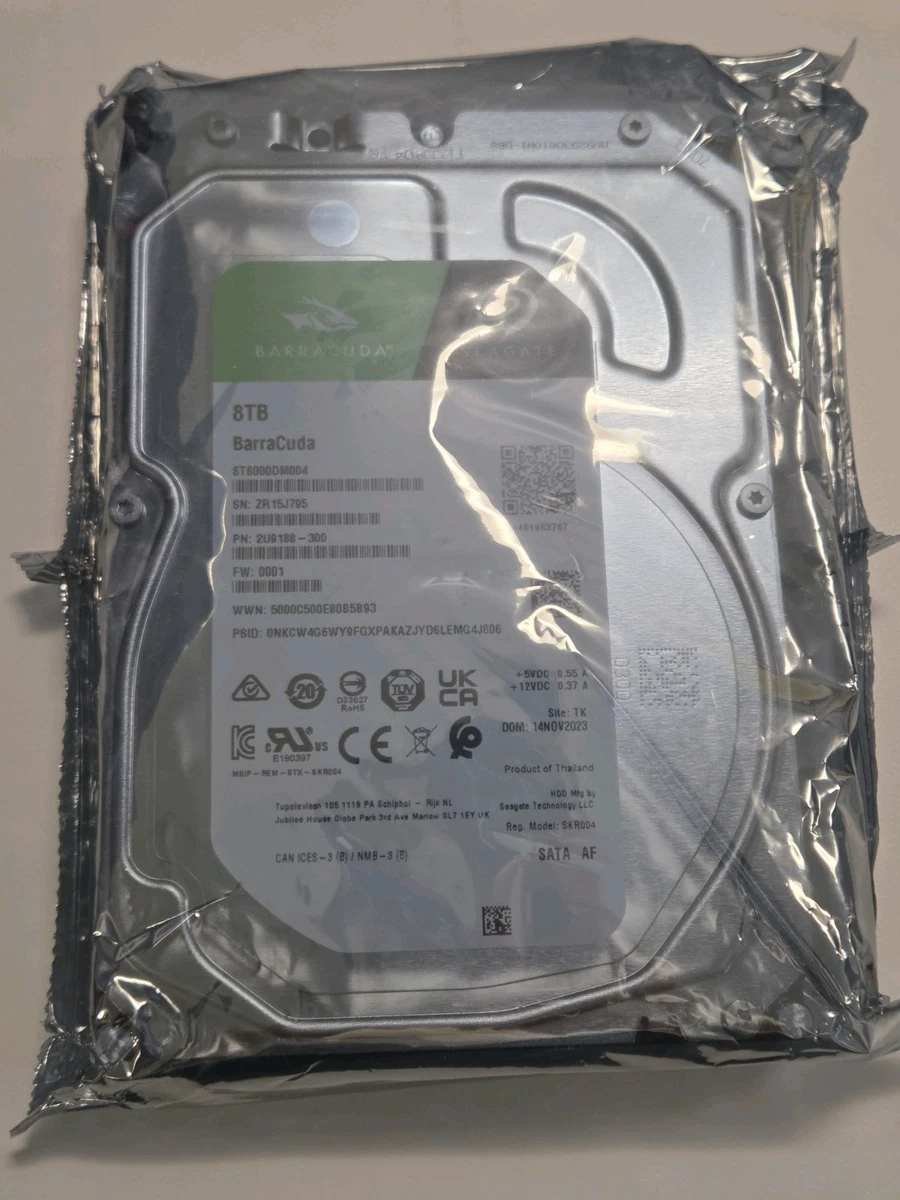 Seagate Internal 5400 RPM Rotation Speed 8 TB Storage Capacity