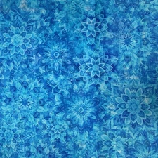 3 Yards 108" Wide Dancing Dahlias Quilting Fabric 100 Cotton Digital Print # 20