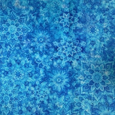 3 Yards 108'' Wide Dancing Dahlias #20 Quilting Fabric 100 Cotton Digital Print