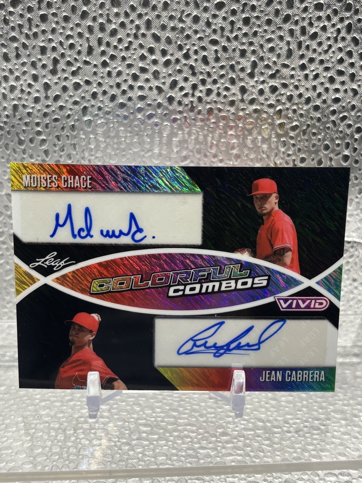 2025 Leaf Vivid Moises Chace Jean Cabrera Colorful Combos Auto Black 1/1 view 1