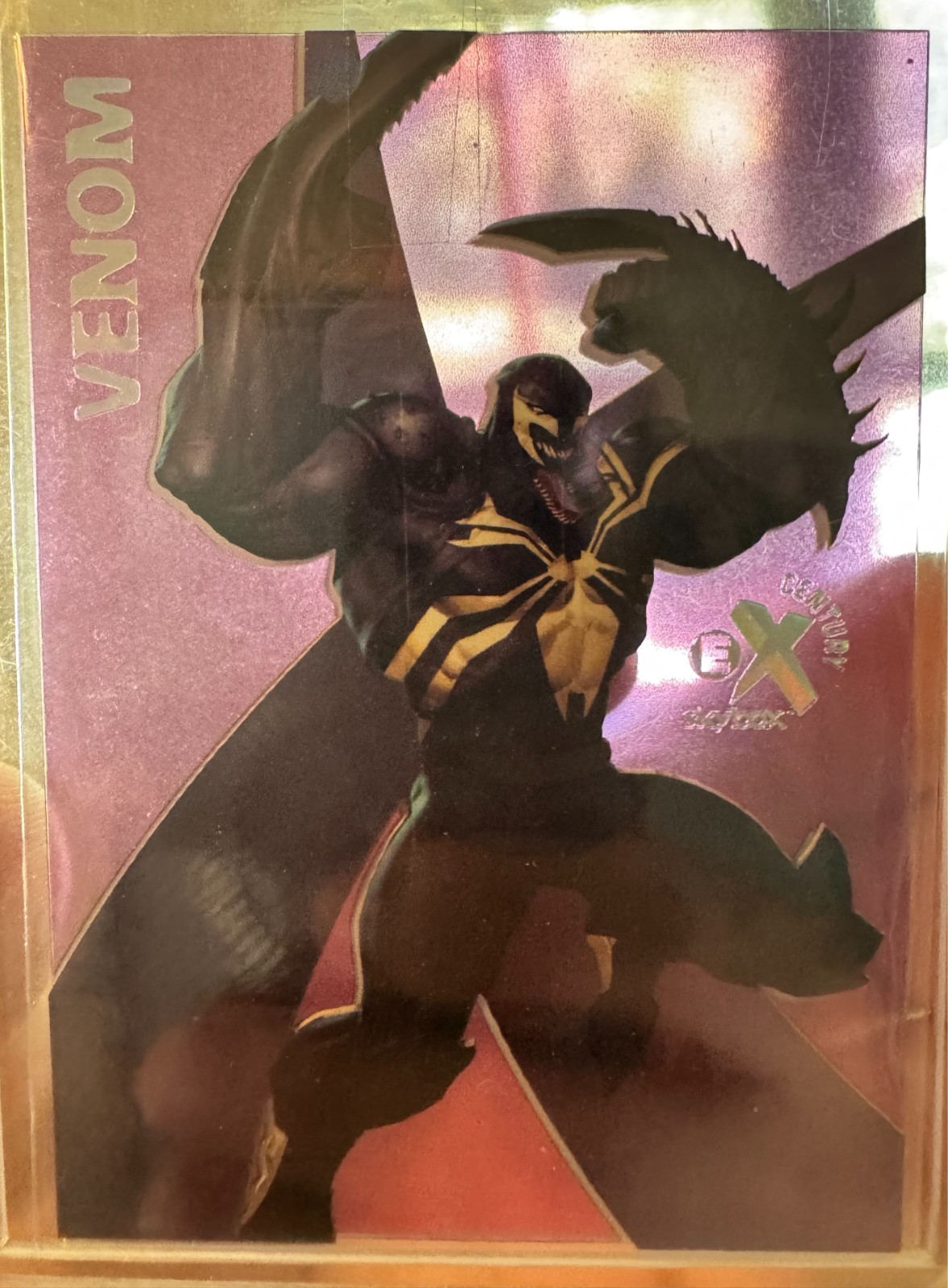 2017 Marvel Fleer Ultra Spider-Man VENOM EX Century #37/42 VERY RARE