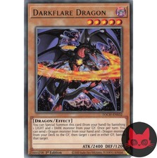 Yugioh Darkflare Dragon TOCH-EN032 Rare 1st Edition LP