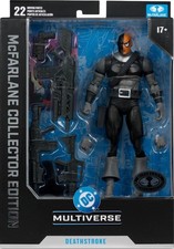 Mcfarlane DC Multiverse Collector Edition Deathstroke PLATINUM EDITION New