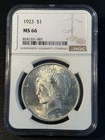 1923 Peace Dollar - $1 NGC MS66