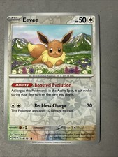 Pokemon TCG * SV Prismatic Evolutions * 074/131 Eevee C REVERSE HOLO * FRESH PK