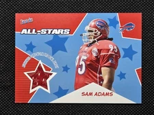 2005 Topps Bazooka SAM ADAMS All-Stars Game Worn Pro Bowl Jersey #BA-SA