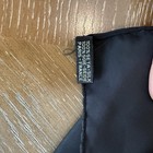 Vintage Gucci Paris Silk Square Scarf Black White Hand Rolled Made in France — photo 7