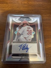 2025 Panini Select Baseball Tekoah Roby Auto SS-TR Prizm Cardinals