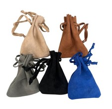 5 X Replica Nativa Americana Medicina / Moneta Sacchetto Con Coulisse