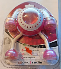 GPX Digital FM Radio R1605 Brand New Factory Sealed Built In Speaker Suction Cup