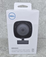 Sealed Dell Webcam Camera WB3023 2K QHD 1440p Noise Reduction Facial Recognition