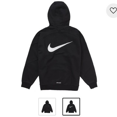 Supreme®/Nike® Zip Up Hooded Sweatshirt - Size Large Black Supreme®/Nike® Zip Up Hooded Sweatshirt - Size Large Black