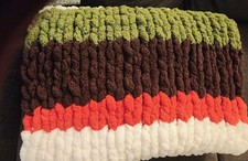 Handmade Chunky Knit Throw Blanket
