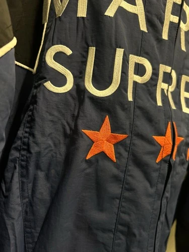 NAHMIAS x Marty Supreme A24 Classic Warm Up Jacket Navy Blue Size Small image 4