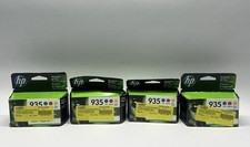 Lot of 4 New Sealed HP 935 Genuine Magenta/Cyan/Yellow Ink Cartridge EXP 05/24