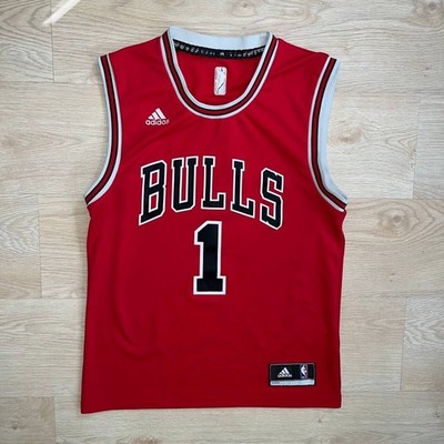 NBA CHICAGO BULLS JERSEY ADIDAS #1 ROSE SIZE “S” 7565A | eBay