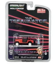 GREENLIGHT THE TERMINATOR 1983 JEEP CJ-7 RENEGADE + FIGURE SARAH CONNOR 1:64