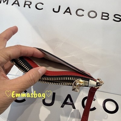 Marc Jacobs Valentine's Day Heart Top Zip Wristlet | eBay