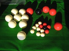 Set balls for Old English Bagatelle (1 and 3/4 inch, 13 balls)