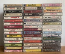 NEW SEALED COUNTRY Cassettes / See Photos for Artist - LOT of 48 Tapes